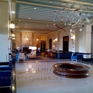 AlmiPaint Dekorativne tehnike bojenja, Hoteli