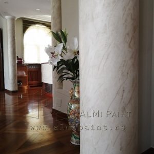 Dekorativna tehnika špatulat, Decostucco